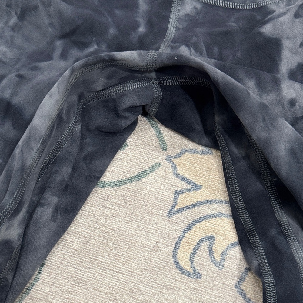 Lululemon Athletica Align Leggings Diamond Dye Graphite Black Tie-Dye Size 4 - Picture 5 of 10